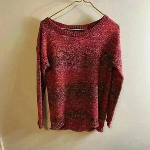 Sanctuary Small Pullover Sweater Knit Red